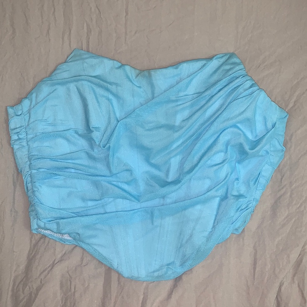 Blue Amazon Corset Top